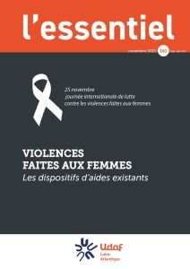 l'essentiel - n° 161  Violences faites aux femmes