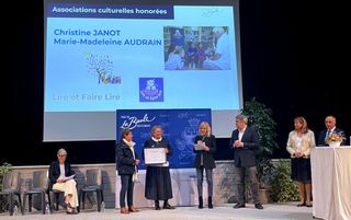 Lire et faire lire, récompensé par le maire de La Baule